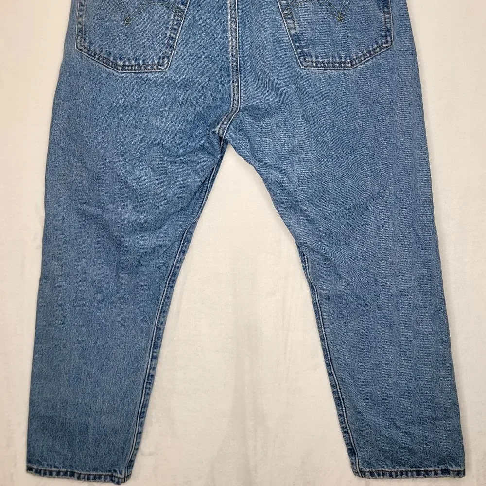 Levi's 501 Button Fly Relaxed Blue Jeans Size 30 x‎ 26